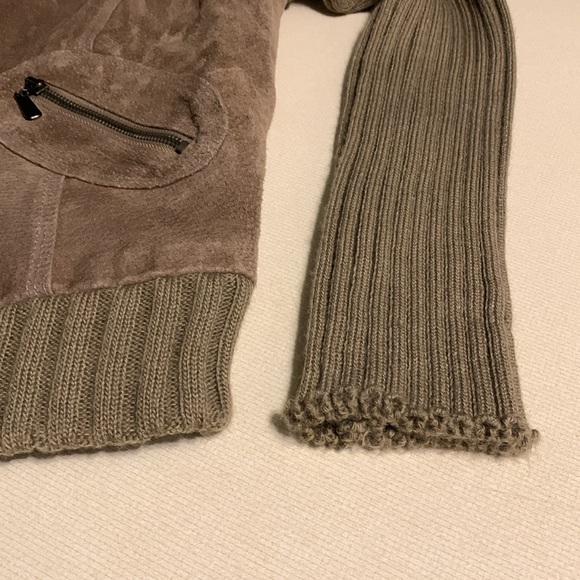 Marcelle Renee Women’s Leather/Knit Jacket - Picture 6 of 7